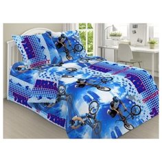 Детское постельное белье поплин 1627 1,5 спальное детские расцветки Iv Selena