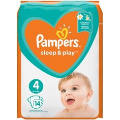 Pampers подгузники Sleep&Play 4 (9-14 кг), 14 шт.