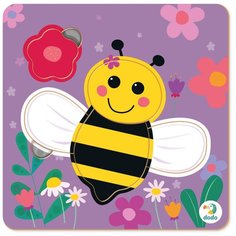 Пазл-сортер "Пчелка" 5 элементов Dodo, 300358