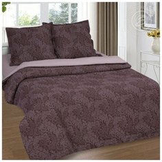 Пододеяльник евро макси 220х240 поплин Вирджиния шоколад Favorit