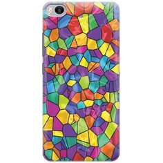 Cиликоновый чехол на Xiaomi Mi 5S / Сяоми Ми 5 эс с принтом "Яркая мозаика" Gosso