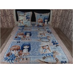 Детское постельное белье поплин лучшая подружка 1,5 спальное детские расцветки Iv Selena