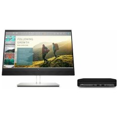 Настольный компьютер HP ProDesk 600 G6 Mini-in-One (1D2G1EA) Slim-Desktop/Intel Core i5-10500T/8 ГБ/256 ГБ SSD/Intel HD Graphics 630/Windows 10 Pro/монитор 23.8 дюйм. чеpный