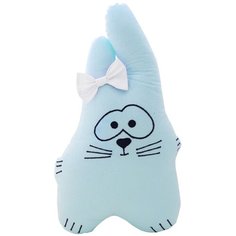 Подушка-бортик "Заяц голубой с белым бантиком", 40*30 см, 100% хлопок Childrens Textiles