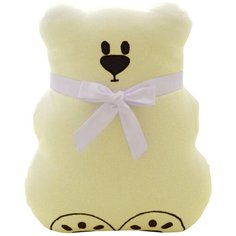 Подушка-бортик "Мишка белый с голубым бантиком", 35*30 см, 100% хлопок Childrens Textiles