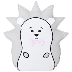 Подушка-бортик "Ёжик с розовым бантиком", 30*40 см, 100% хлопок Childrens Textiles