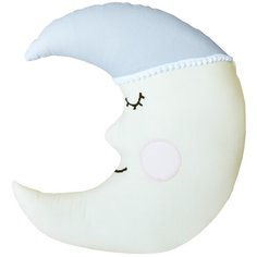 Подушка-бортик "Месяц ванильный с серой шапочкой", 30*30 см, 100% хлопок Childrens Textiles