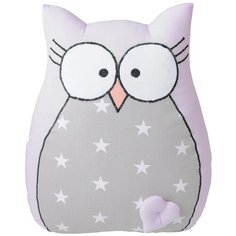 Подушка-бортик "Сова сиреневая", 35*30 см, 100% хлопок Childrens Textiles