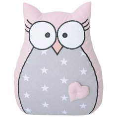 Подушка-бортик "Сова пудровая", 35*30 см, 100% хлопок Childrens Textiles