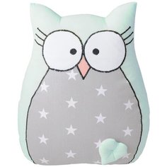 Подушка-бортик "Сова мятная", 35*30 см, 100% хлопок Childrens Textiles