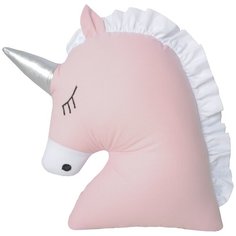 Подушка-бортик "Единорог пудровый с белой гривой", 35*30 см, 100% хлопок Childrens Textiles
