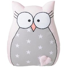 Подушка-бортик "Сова розовая", 35*30 см, 100% хлопок Childrens Textiles