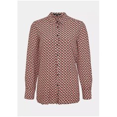 Рубашка Comma, размер 44 (2XL), красный
