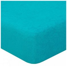 Простыня 120х200 на резинке махровая Незабудка АртДизайн