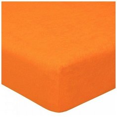 Простыня 120х200 на резинке махровая Апельсин АртДизайн