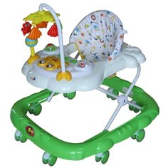 Ходунки ЦВЕТОК - белый-зеленый Alis