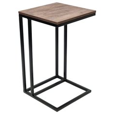 Столик прикроватный на металлическом основании 402*402*690 URM