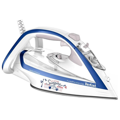 Утюг Tefal FV5677E0 белый/голубой