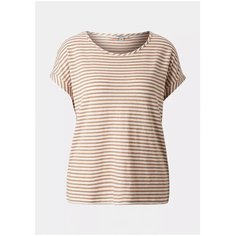 Футболка Comma, размер 42 (XL), caramel stripes