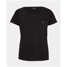 Футболка Comma, размер 44 (2XL), black