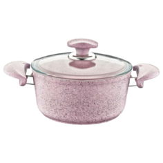 Кастрюля. O.M.S. 6,9 л. 3110.01.02-28-Pin. Розовый.