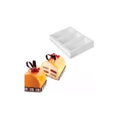 Силиконовая форма Tortaflex БУШЕ набор 3 шт.+поднос Bushe3 Silikomart