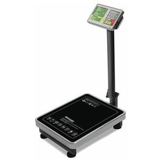 Весы напольные MERCURY M-ER 335ACL-300.50 LCD (1-300 кг) дискретность 50 г, платформа 600x460 мм, со стойкой, 1 шт. Mertech