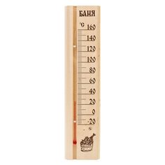 Термометр для бани и сауны, диапазон измерения: от 0 до +160°C, ПТЗ, ТСС-2Б, 1 шт. Первый термометровый завод