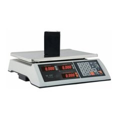 Весы торговые MERCURY M-ER 327-15.2 LED (0,05-15 кг), дискретность 2 г, платформа 325x230 мм, без стойки, 1 шт. Mertech