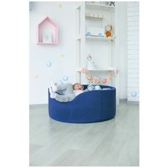 Детский сухой бассейн Romana Airpool (Темно-синий без шариков)