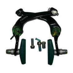 TBS Тормоз BMX Diatech "Hombre" U-Brake ЗАДНИЙ. Чёрный + зелёные колодки