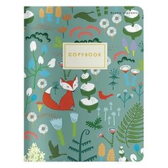 Тетрадь ЕВРО А5 40 л. BRUNO VISCONTI сшивка, клетка, Soft Touch, бежевая бумага 70 г/м, "FOX", 7-40-001/20, 24 шт.