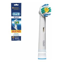 Насадки для электрической зубной щетки ORAL-B (Орал-би) 3D White EB18, комплект 4 шт., 1 шт.