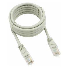Кабель (патч-корд) UTP 5e категория, RJ-45, 2 м, CABLEXPERT, для подключения по локальной сети LAN, PP12-2M, 2 шт.