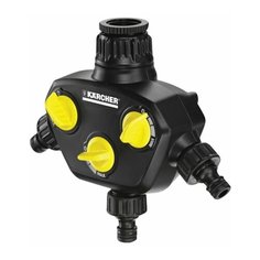 Распределитель KARCHER (КЕРХЕР) трехканальный, регулировка потока воды, пластик, 2.645-200.0, 1 шт.