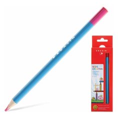 Карандаши цветные утолщенные КРАСИН Jumbo "Птички - Невелички", 6 цветов, трехгранные, заточенные, 06KW000202T, 4 шт.