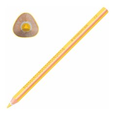 Карандаш цветной утолщенный STAEDTLER "Noris club", 1 шт., трехгранный, грифель 4 мм, желтый, 1284-1, 5 шт.