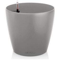 Кашпо Классико Колор 18 Светло-серое с системой автополива Lechuza