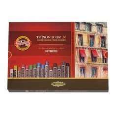 Пастель мягкая художественная KOH-I-NOOR "Toison Dor", 36 цвета, круглое сечение, 8515036005KS, 1 шт.