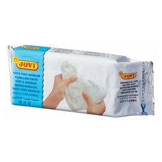 Паста (масса) для моделирования и лепки JOVI, отвердевающая, 500 г, белая, 85, 2 шт.