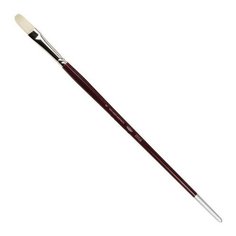 Кисть художественная KOH-I-NOOR щетина, плоская, №6, длинная ручка, блистер, 9936006014BL, 2 шт.