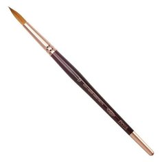 Кисть художественная KOH-I-NOOR колонок, круглая, №12, короткая ручка, блистер, 9935012010BL, 1 шт.