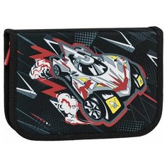 Пенал TIGER FAMILY 1 отделение, 1 откидная планка, ткань, "Fire Rider", 20х14х4 см, 270245, 1 шт.