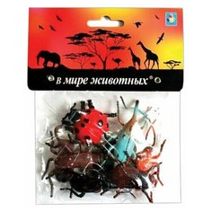 Набор фигурок "В мире животных" "Насекомые", 8 шт., 5 см, 1TOY, Т10499, 2 шт.