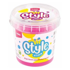 Слайм Style Slime классический "Розовый с ароматом вишни", 150 мл, LORI, Сл-001, 2 шт.