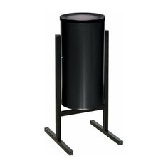 Урна металлическая уличная, 720х330х405 мм, 25 л, цвет черный, СЛ2-250, 1 шт. ТИТАН