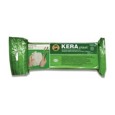 Паста (масса) для моделирования и лепки керамическая KOH-I-NOOR, отвердевающая, 1000 г, белая, 13170600000, 1 шт.