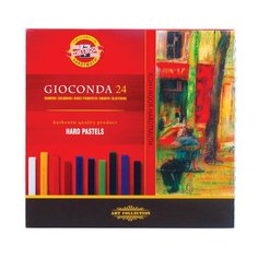 Пастель сухая художественная KOH-I-NOOR "Gioconda", 24 цвета, квадратное сечение, 8114024003KS, 1 шт.