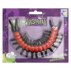 Лизун "Мелкие пакости", "Сороконожка", 1TOY, Т56328, 3 шт.