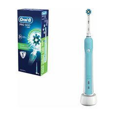 Зубная щетка электрическая ORAL-B (Орал-би) PRO 500 Cross Action D16, картонная упаковка, 53019152, 1 шт.